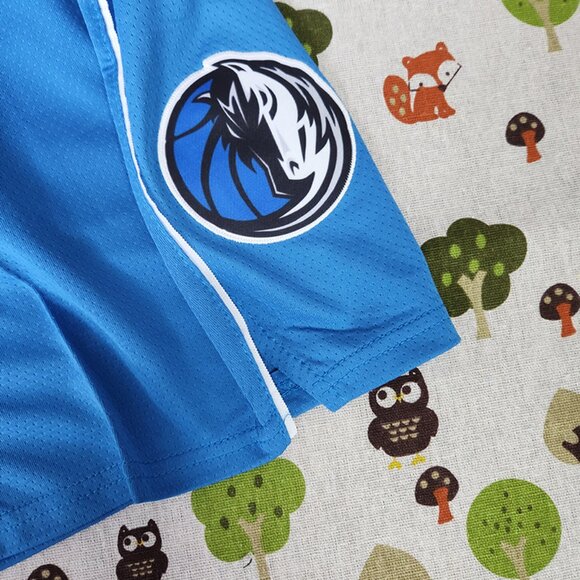 NBA Pantalon Dallas Mavericks Basketball Pants Blue - Picture 2 of 6